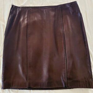 BeBe Leather Skirt